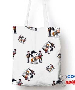 Outstanding Snoopy The Smiths Rock Band Tote Bag 1
