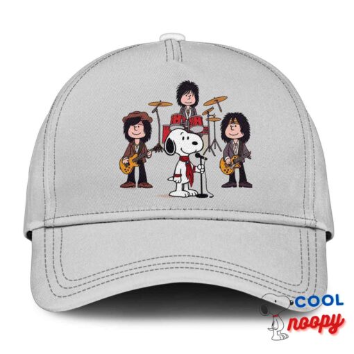 Perfect Snoopy Aerosmith Rock Band Hat 3