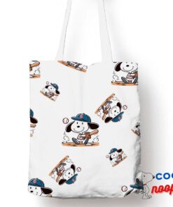 Perfect Snoopy Baseball Tote Bag 1