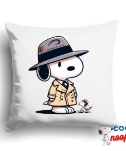Perfect Snoopy Casablanca Movie Square Pillow 1