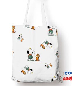 Perfect Snoopy Garfield Tote Bag 1
