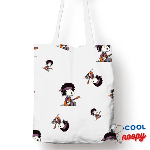 Perfect Snoopy Jimi Hendrix Tote Bag 1