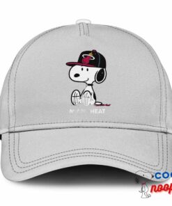 Perfect Snoopy Miami Heat Logo Hat 3