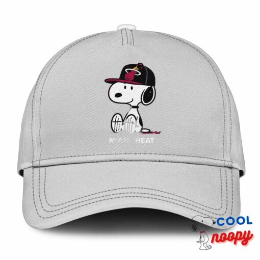 Perfect Snoopy Miami Heat Logo Hat 3