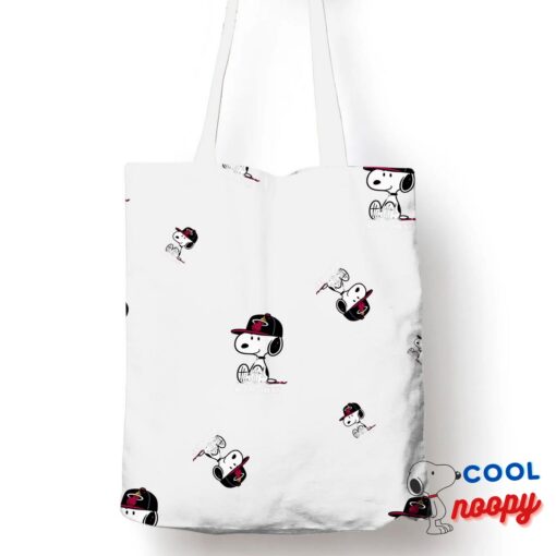 Perfect Snoopy Miami Heat Logo Tote Bag 1
