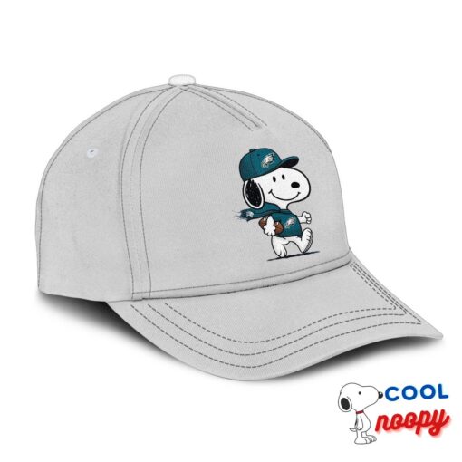Perfect Snoopy Philadelphia Eagles Logo Hat 2