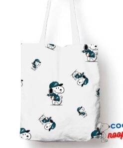 Perfect Snoopy Philadelphia Eagles Logo Tote Bag 1