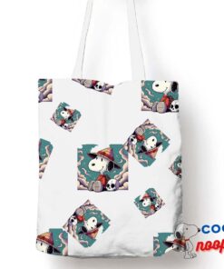 Perfect Snoopy Skull Tote Bag 1
