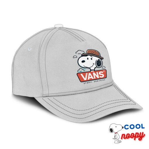 Perfect Snoopy Vans Logo Hat 2