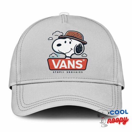 Perfect Snoopy Vans Logo Hat 3