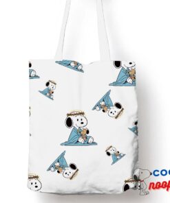 Playful Snoopy Christian Tote Bag 1