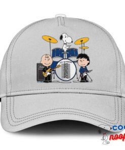 Playful Snoopy Joy Division Rock Band Hat 3
