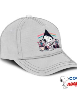 Playful Snoopy Pink Floyd Rock Band Hat 2