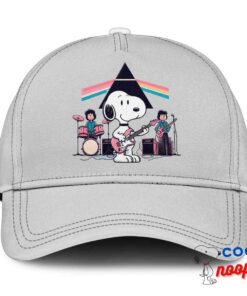 Playful Snoopy Pink Floyd Rock Band Hat 3