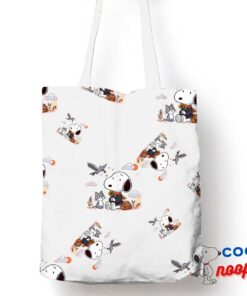 Radiant Snoopy Cat Tote Bag 1