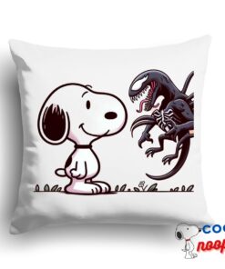 Radiant Snoopy Venom Square Pillow 1