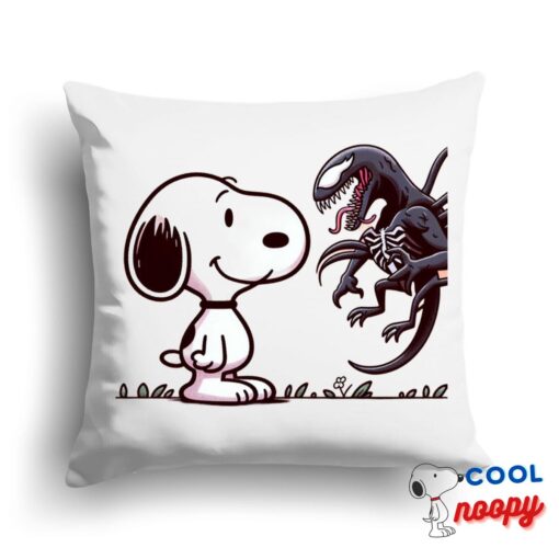 Radiant Snoopy Venom Square Pillow 1