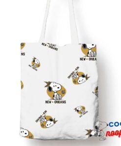 Rare Snoopy New Orleans Saints Logo Tote Bag 1