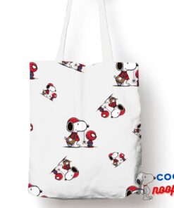 Rare Snoopy Spiderman Tote Bag 1