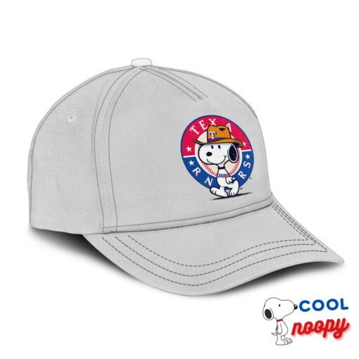 Rare Snoopy Texas Rangers Logo Hat 2