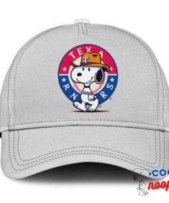 Rare Snoopy Texas Rangers Logo Hat 3