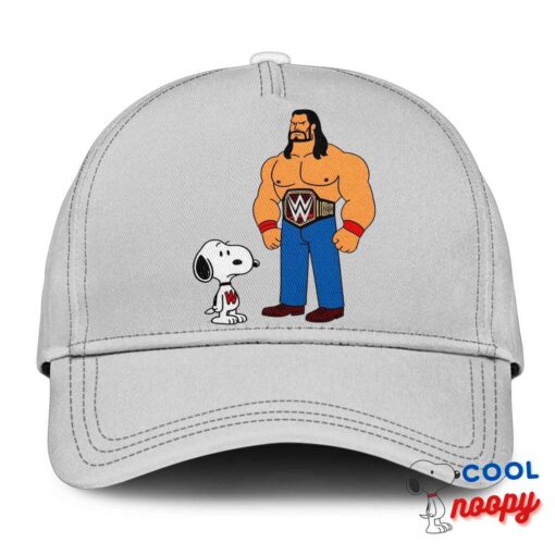 Rare Snoopy Wwe Hat 3