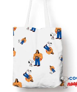 Rare Snoopy Wwe Tote Bag 1