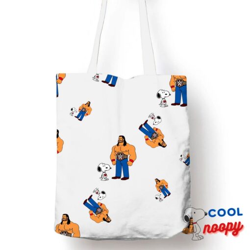 Rare Snoopy Wwe Tote Bag 1