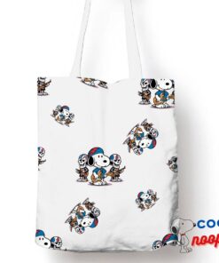Selected Snoopy Grateful Dead Rock Band Tote Bag 1
