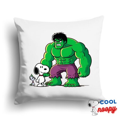 Selected Snoopy Huk Square Pillow 1
