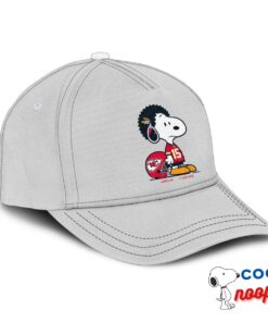Selected Snoopy Kansas City Chiefs Logo Hat 2