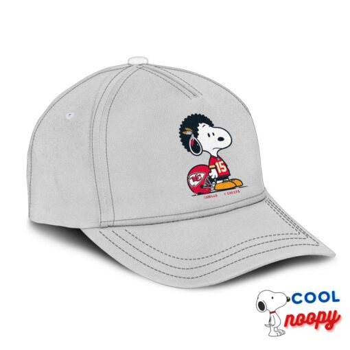 Selected Snoopy Kansas City Chiefs Logo Hat 2