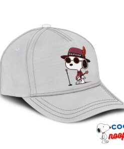 Selected Snoopy Maroon Pop Band Hat 2