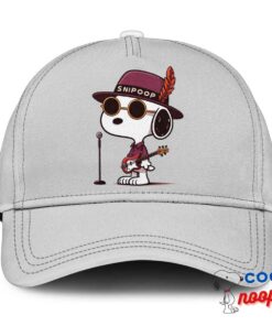 Selected Snoopy Maroon Pop Band Hat 3