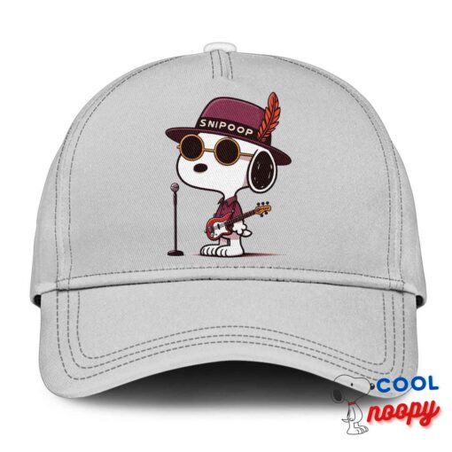 Selected Snoopy Maroon Pop Band Hat 3