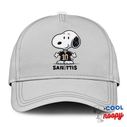 Selected Snoopy New Orleans Saints Logo Hat 3