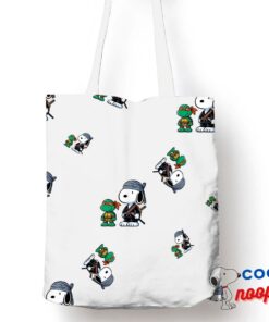 Selected Snoopy Ninja Turtle Tote Bag 1