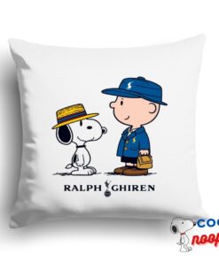 Selected Snoopy Ralph Lauren Square Pillow 1