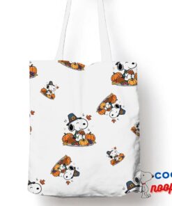 Selected Snoopy Thanksgiving Tote Bag 1