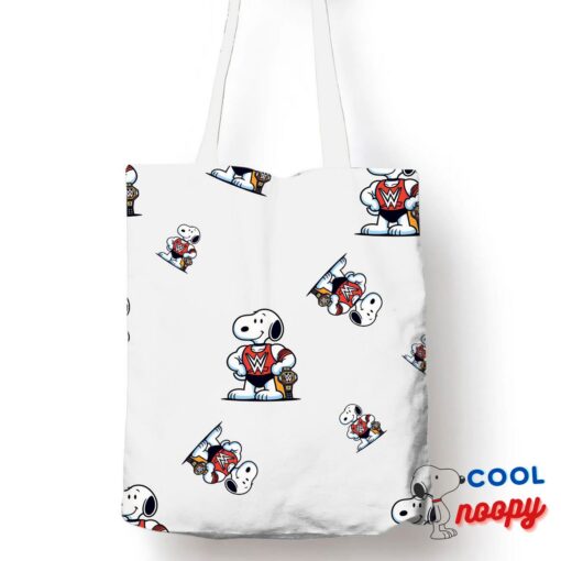 Selected Snoopy Wwe Tote Bag 1