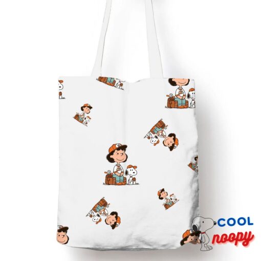 Special Snoopy Baseball Mom Tote Bag 1