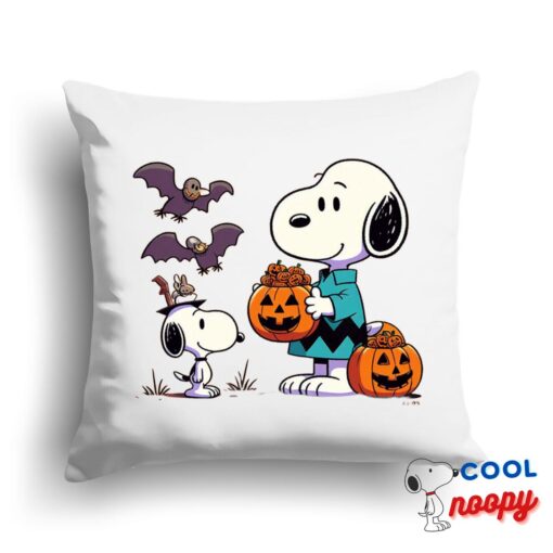 Special Snoopy Halloween Square Pillow 1