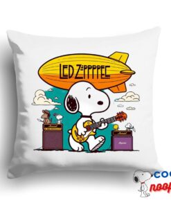 Special Snoopy Led Zeppelin Square Pillow 1