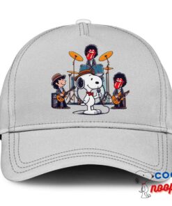 Special Snoopy Rolling Stones Rock Band Hat 3