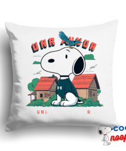 Special Snoopy Under Armour Square Pillow 1