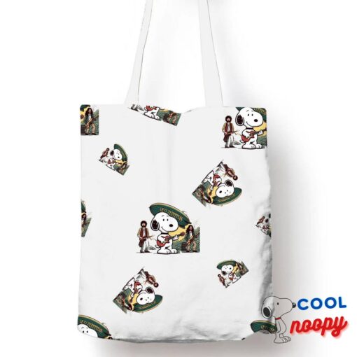 Spectacular Snoopy Led Zeppelin Tote Bag 1
