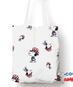 Spectacular Snoopy Patriotic Tote Bag 1