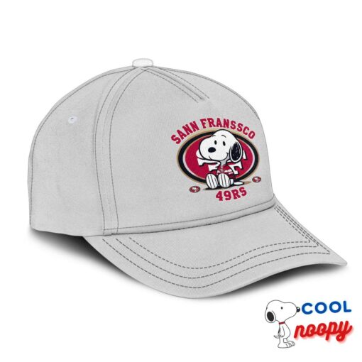 Spectacular Snoopy San Francisco 49ers Logo Hat 2