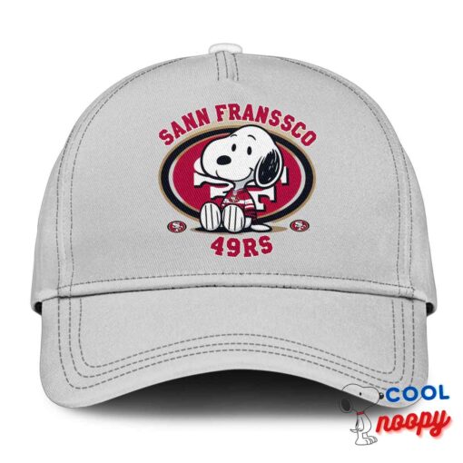Spectacular Snoopy San Francisco 49ers Logo Hat 3