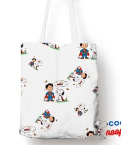 Spectacular Snoopy Superman Tote Bag 1